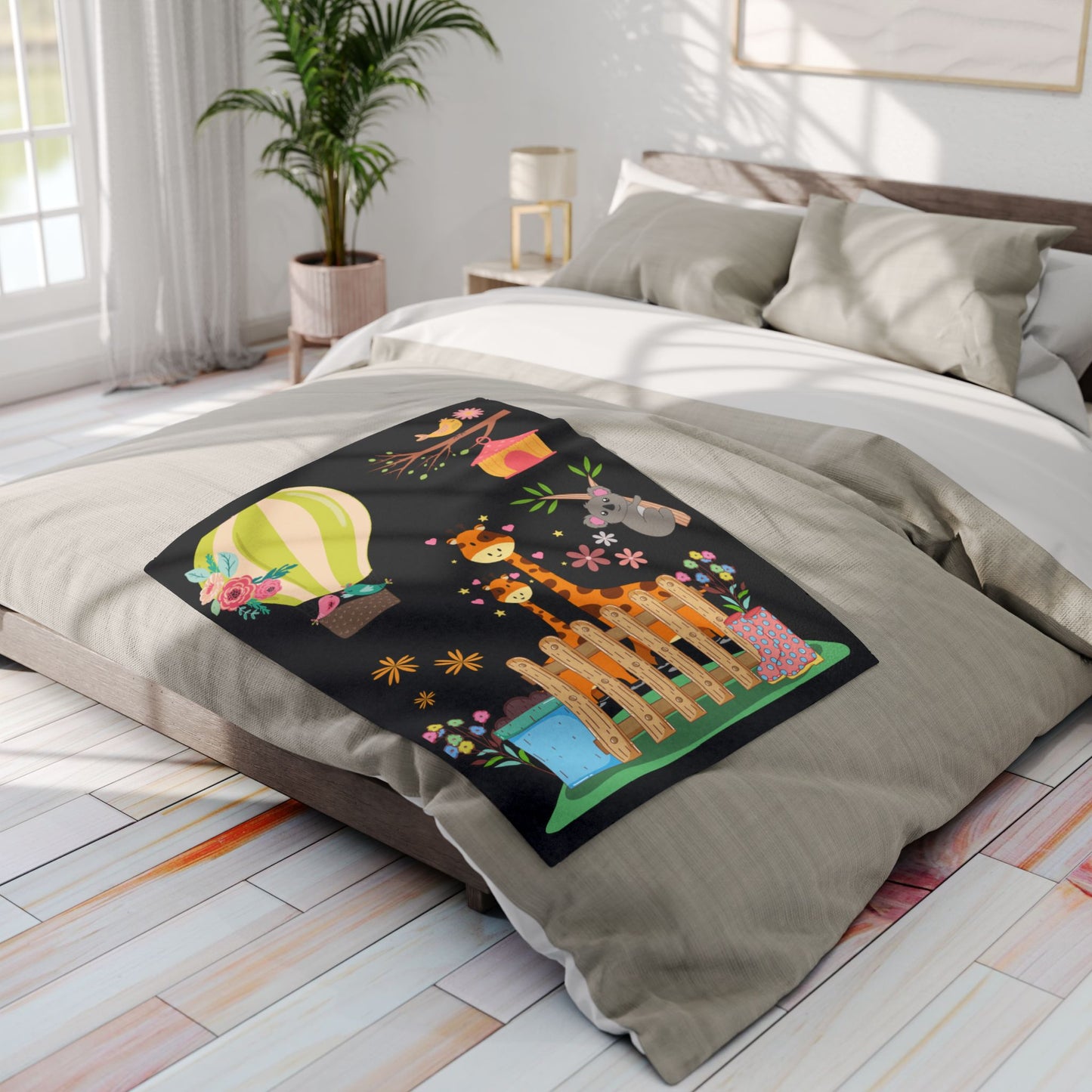 Cozy Animal Arctic Fleece Blanket