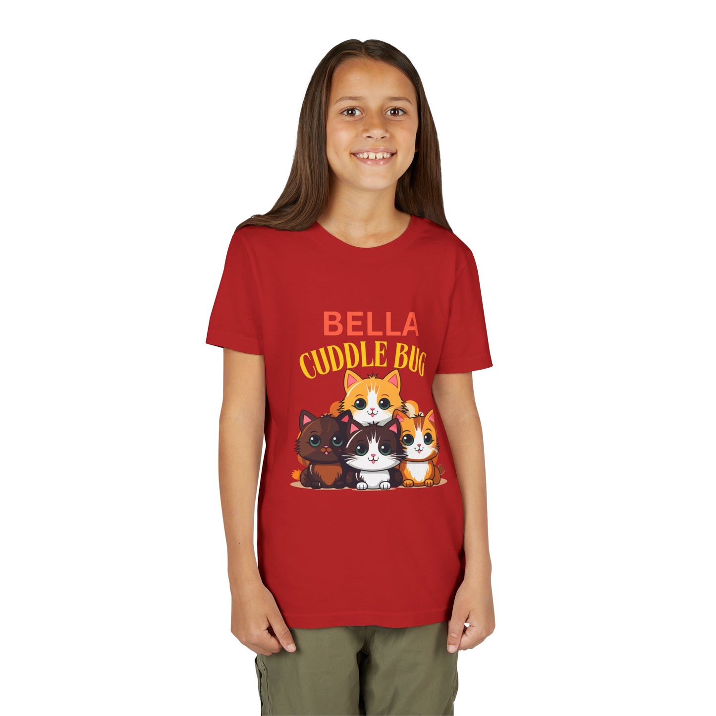 Cute Kitty Cuddle Bug Youth T-Shirt