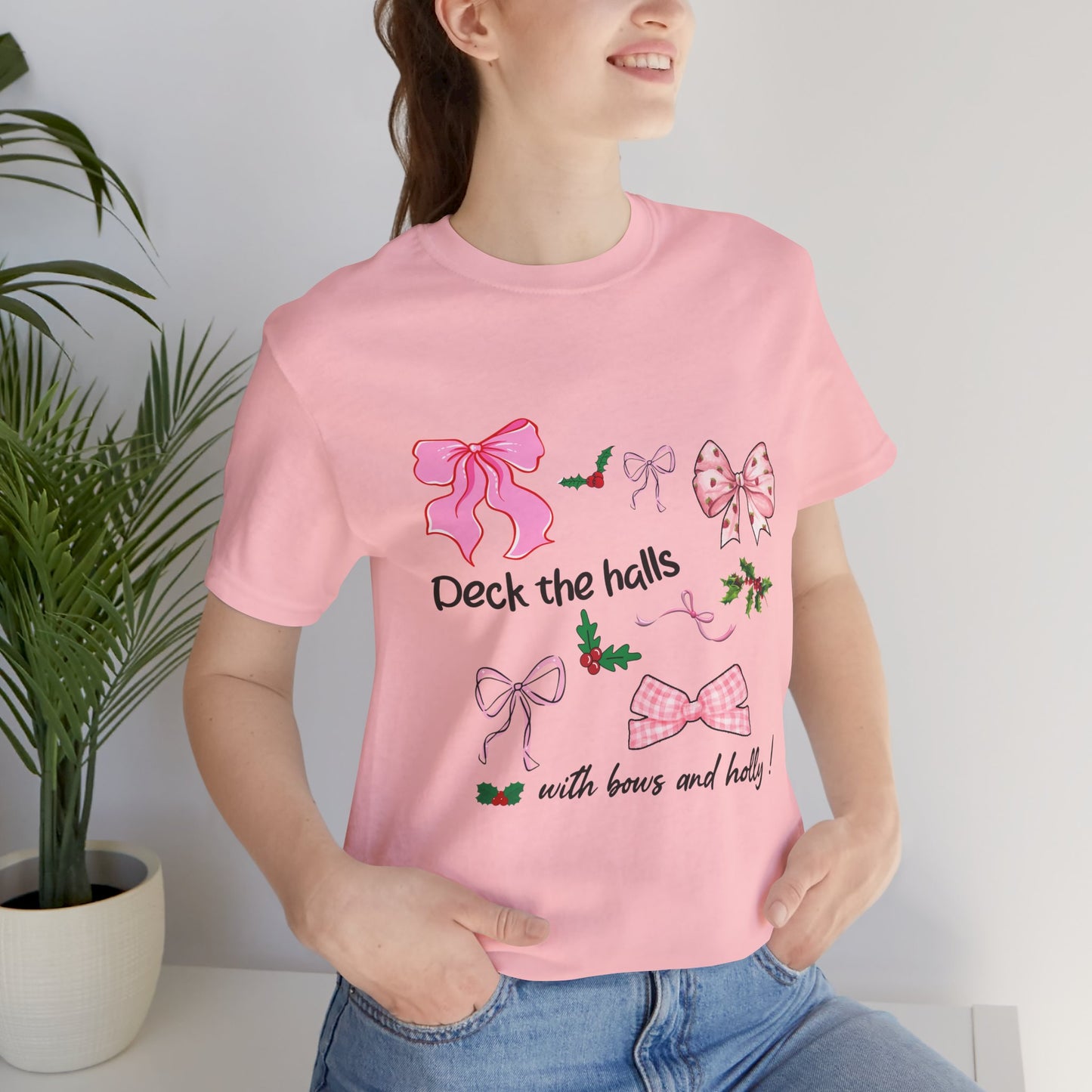 Deck the Halls with Bows Premium Unisex T-shirt
