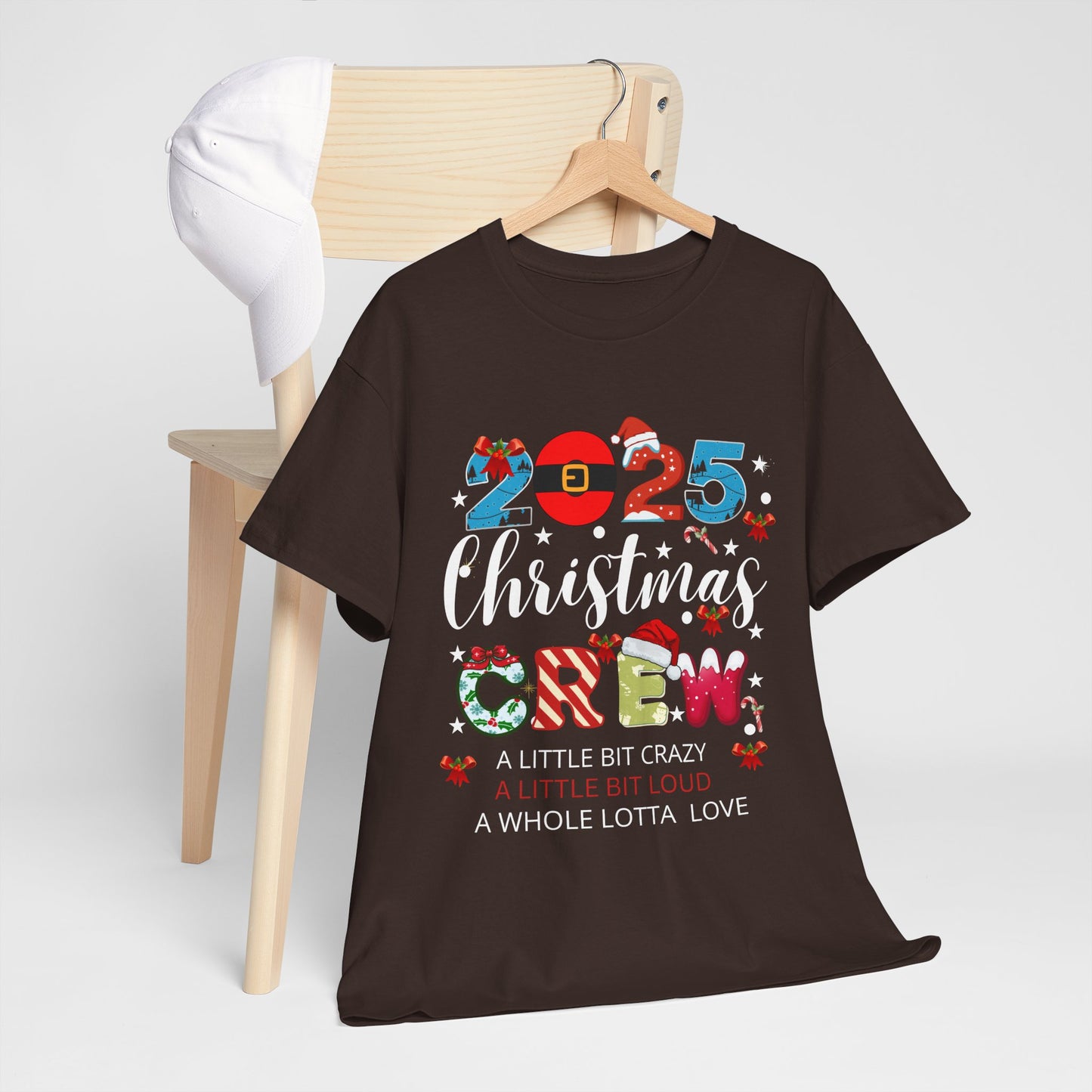 2025 Christmas Crew Cotton Unisex T-shirt