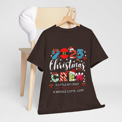 2025 Christmas Crew Cotton Unisex T-shirt