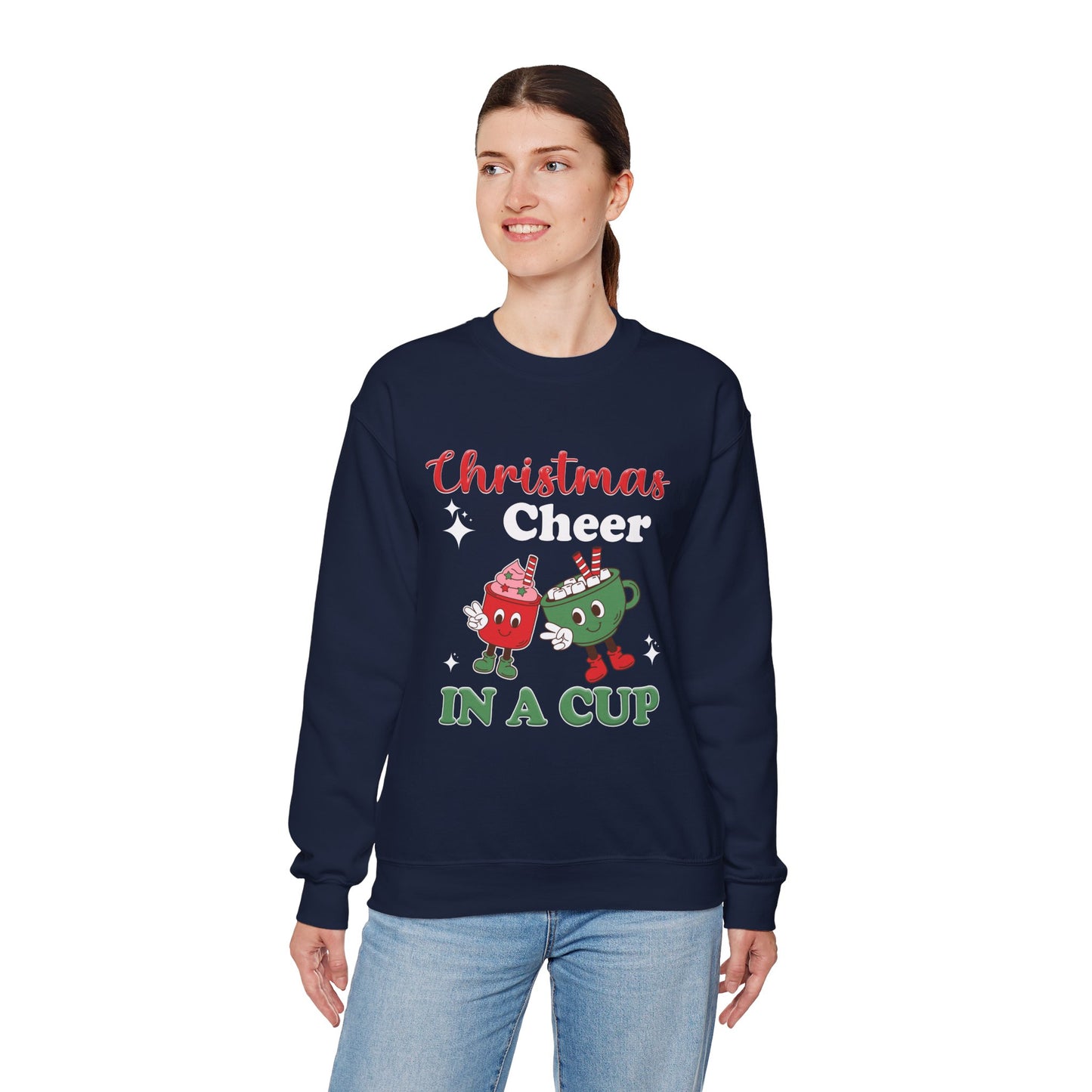 Christmas Cheer In A Cup Unisex Sweatshirt