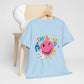 Smiley Face Unisex Heavy Cotton Tee - Positive Vibes T-Shirt