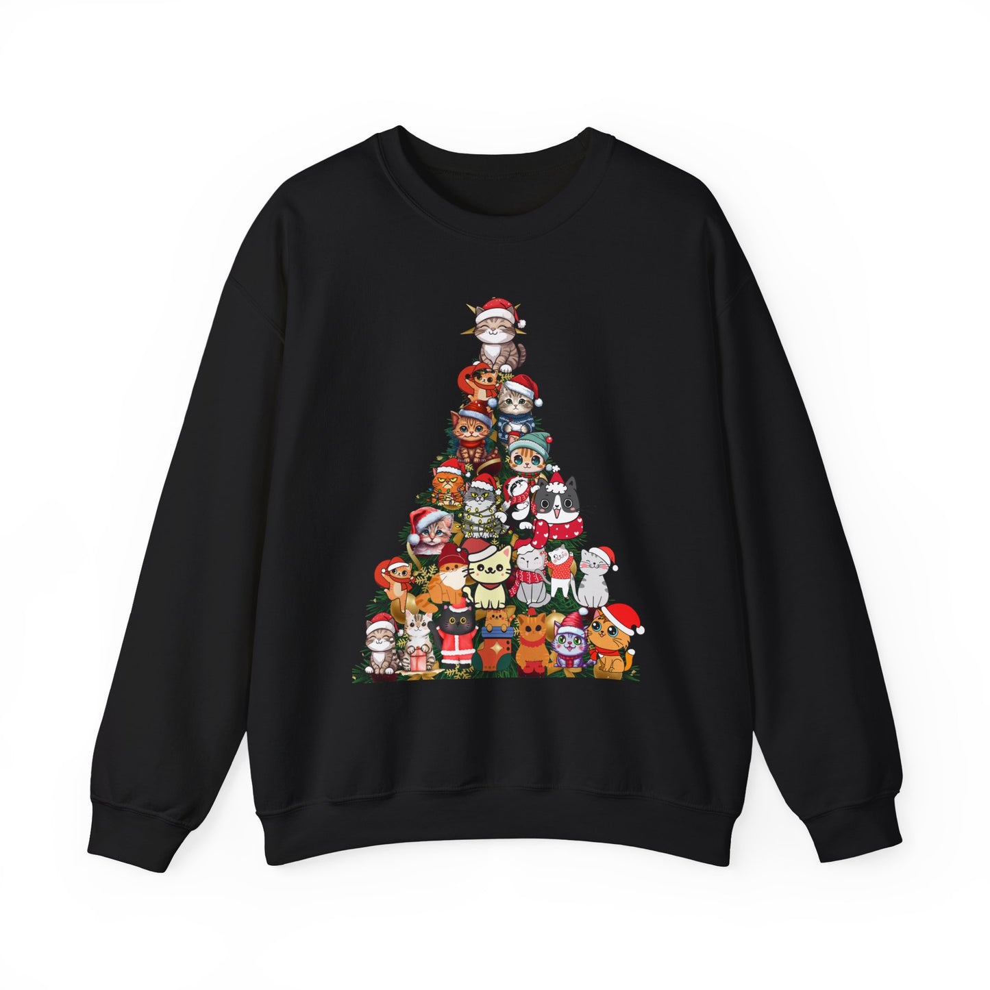 Meow tree Christmas Sweatshirt