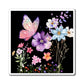 Whimsical Floral Butterfly Magnets