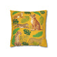 Vibrant Leopard Print Pillowcase