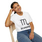 Scorpio Zodiac Black Soft Unisex T-shirt