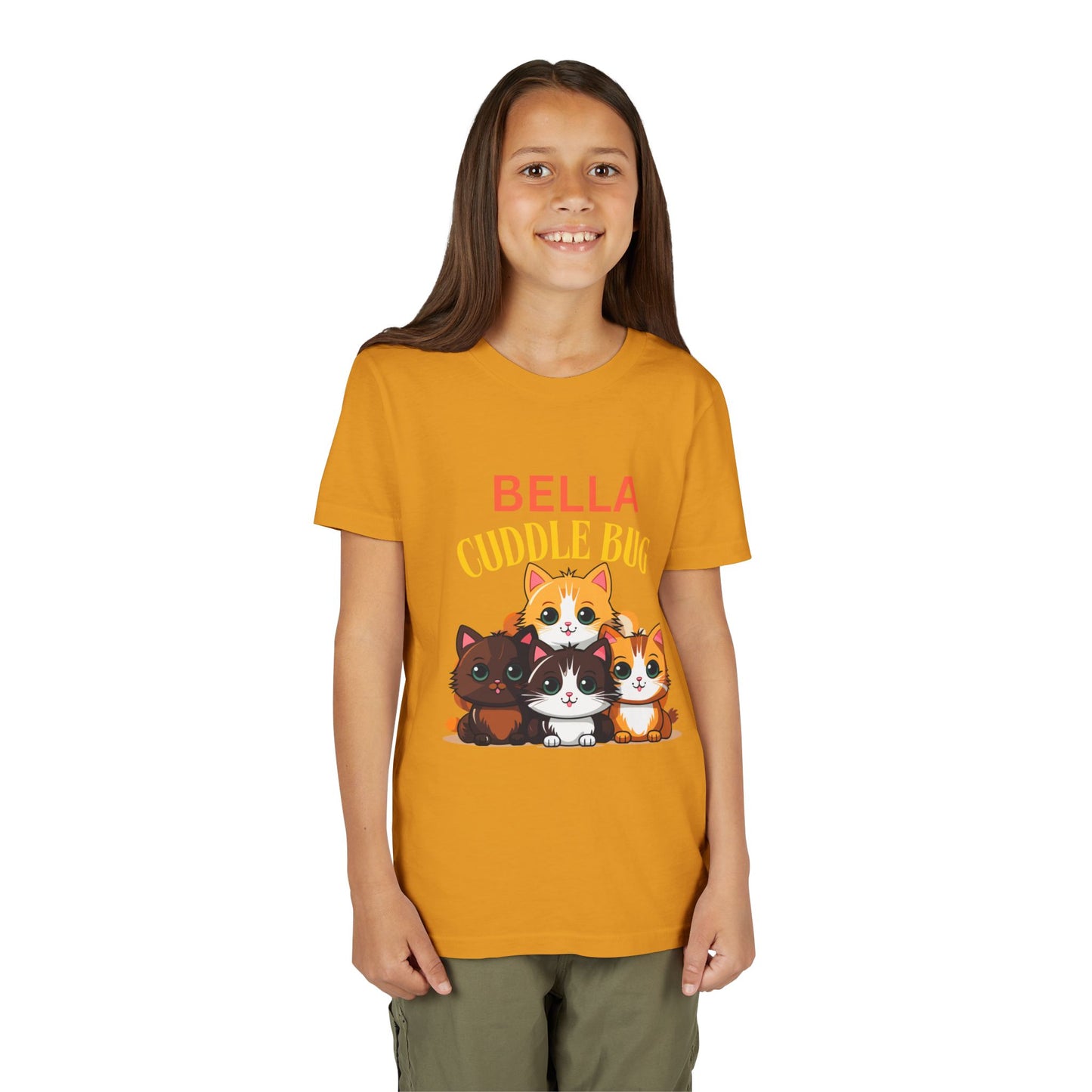 Cute Kitty Cuddle Bug Youth T-Shirt