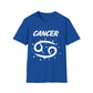 Cancer Zodiac White Soft Unisex T-shirt