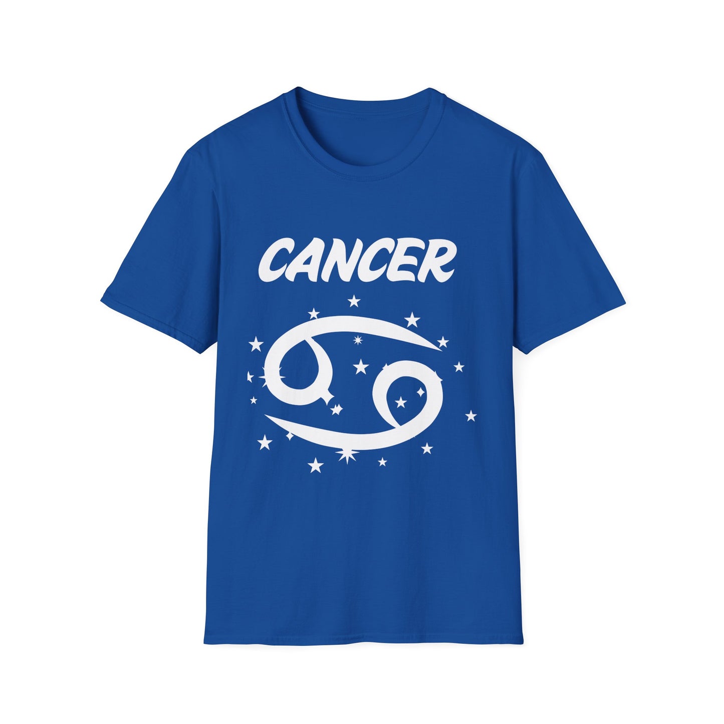 Cancer Zodiac White Soft Unisex T-shirt