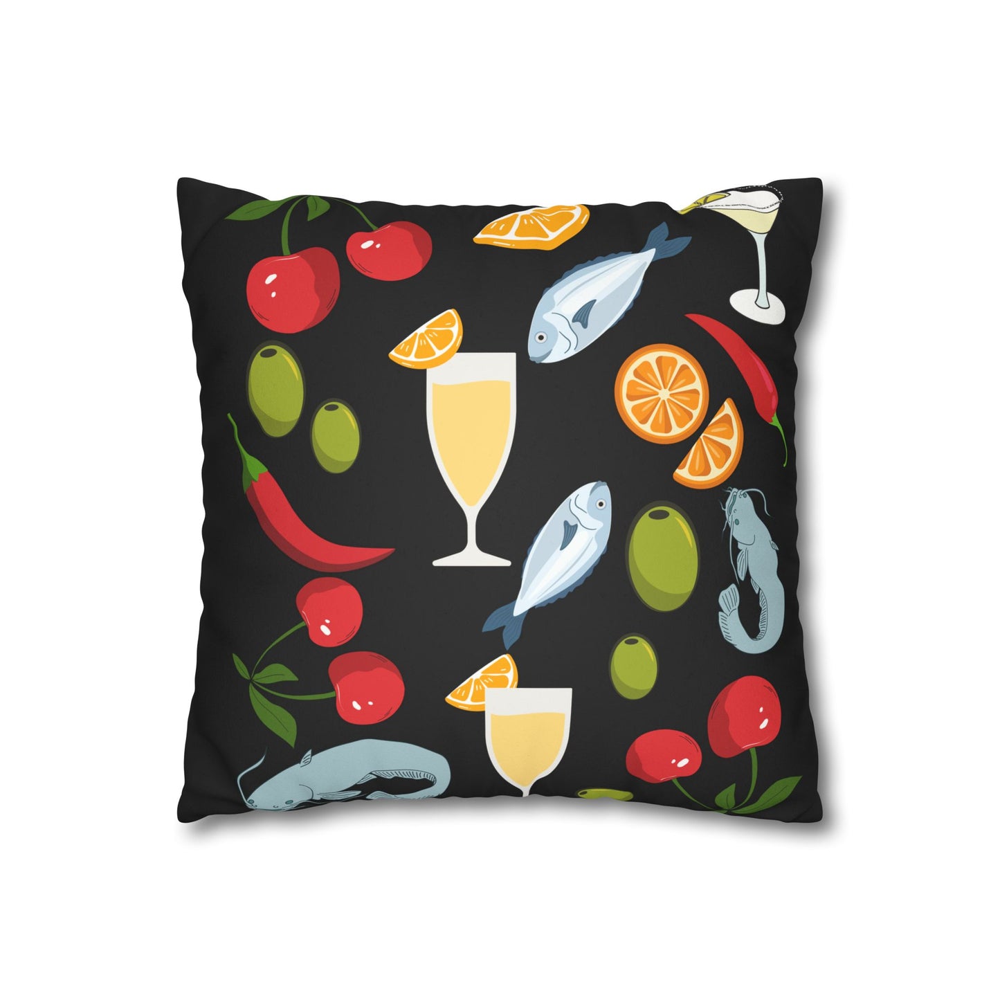Colorful Maximal greens Pillowcase
