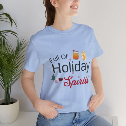 Holiday Spirits Christmas Premium Unisex T-shirt