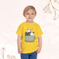 3 Cat Cup Toddler Short Sleeve Tee