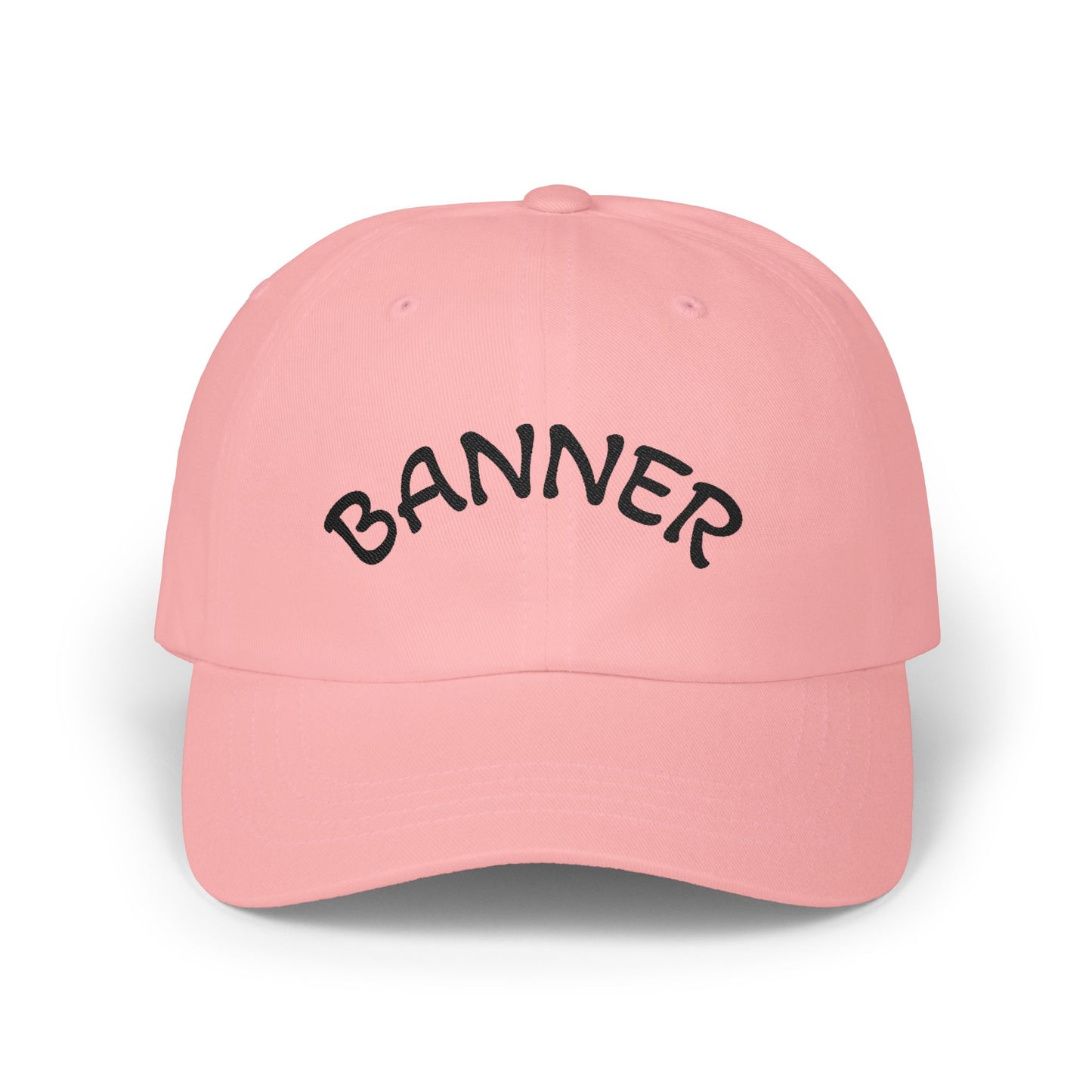 BANNED Embroidered Classic Dad Cap – White Adjustable Baseball Hat