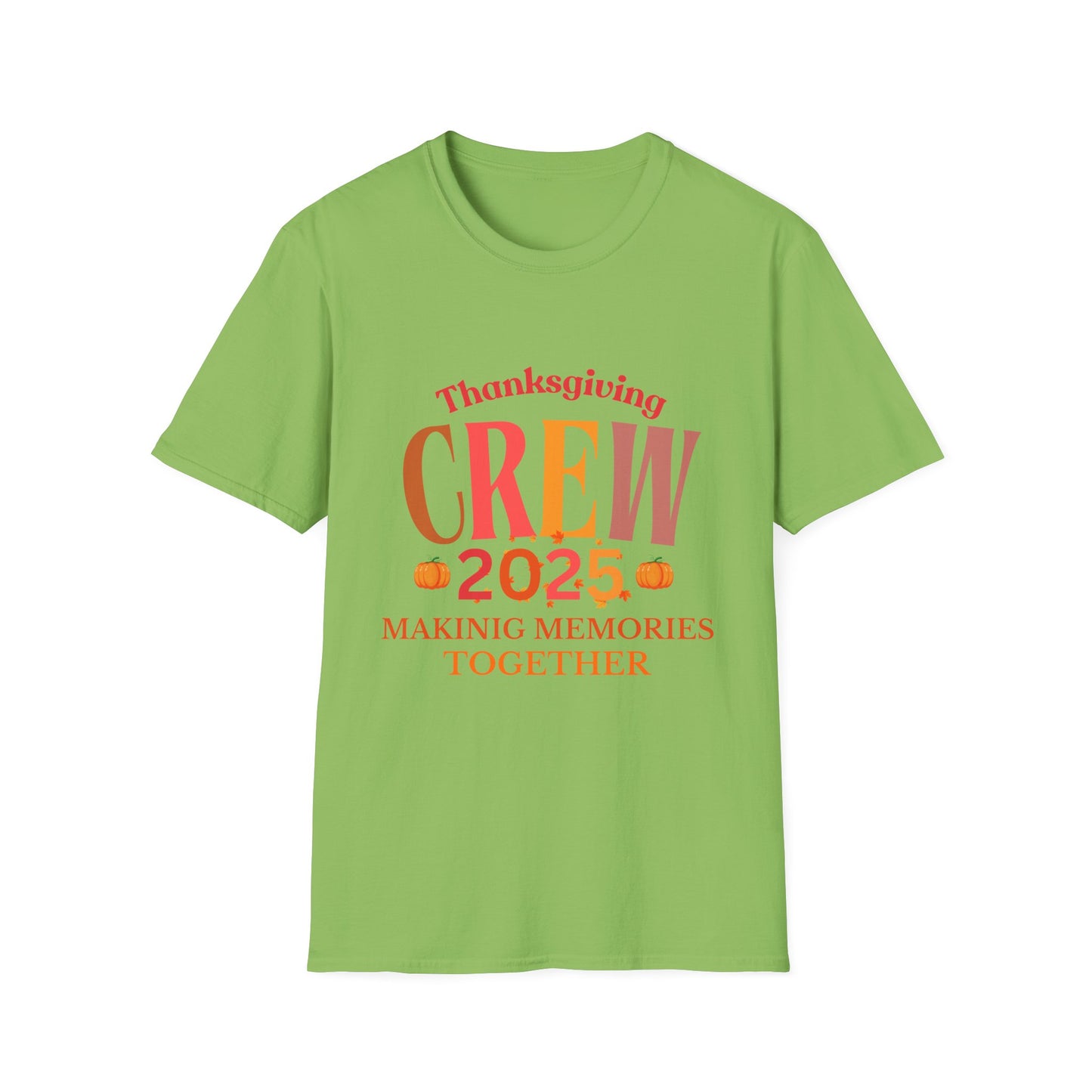 Thanksgiving Crew 2025 Soft Unisex T-shirt