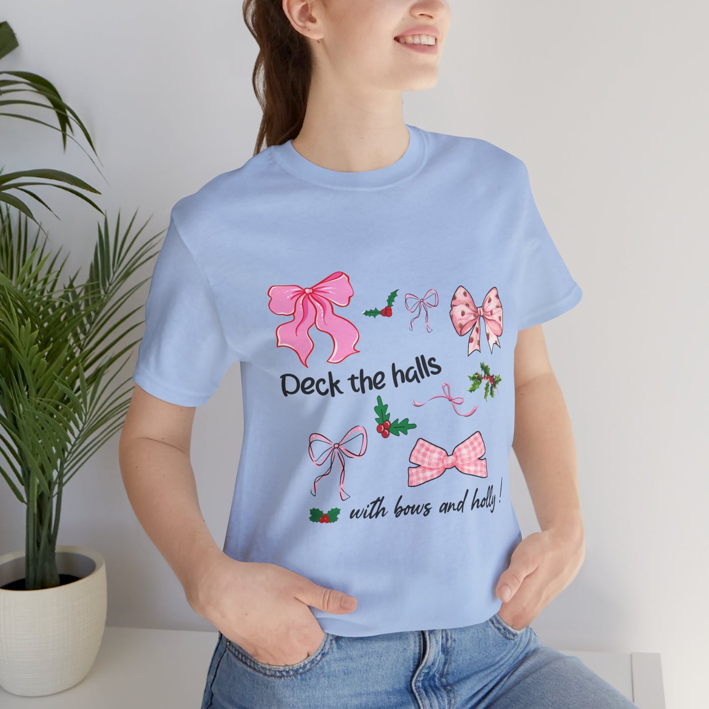 Deck the Halls with Bows Premium Unisex T-shirt