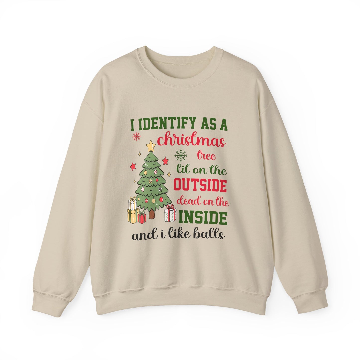 I Identify As a Christmas Tree Unisex Sweatshirt