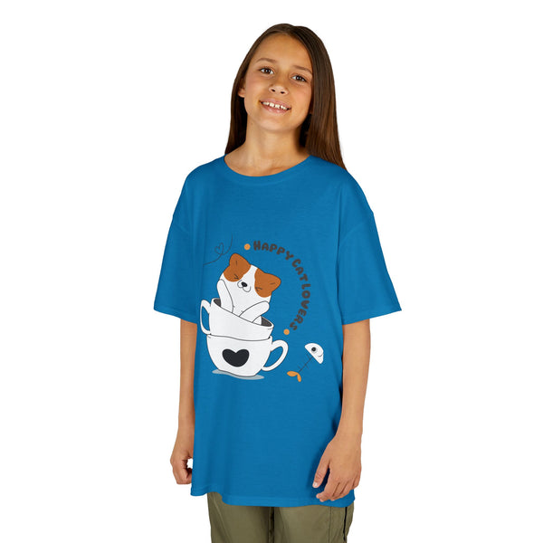 Happy Cat Lovers Kids Tee