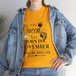 November Birthday Queen Unisex Tee