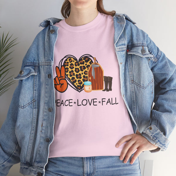 Peace love fall Unisex Tee