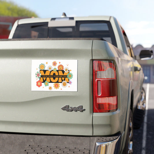 Floral Mom Car Magnet