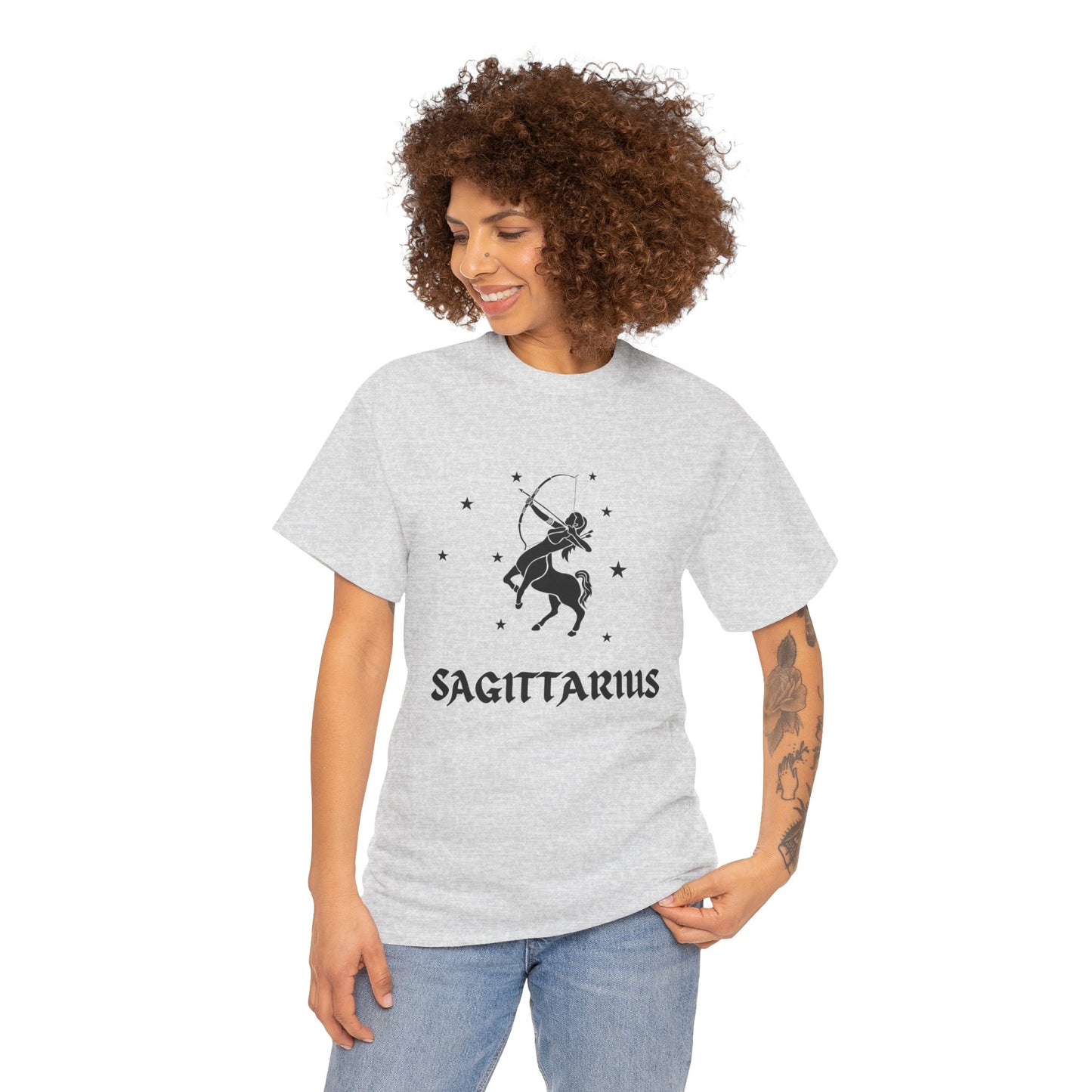 Sagittarius Zodiac Black Soft Unisex T-shirt