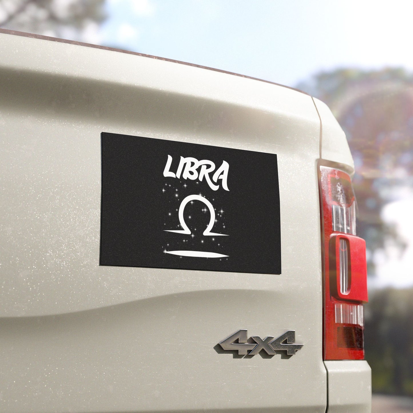 Libra  Zodiac Car Magnet