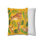 Vibrant Leopard Print Pillowcase