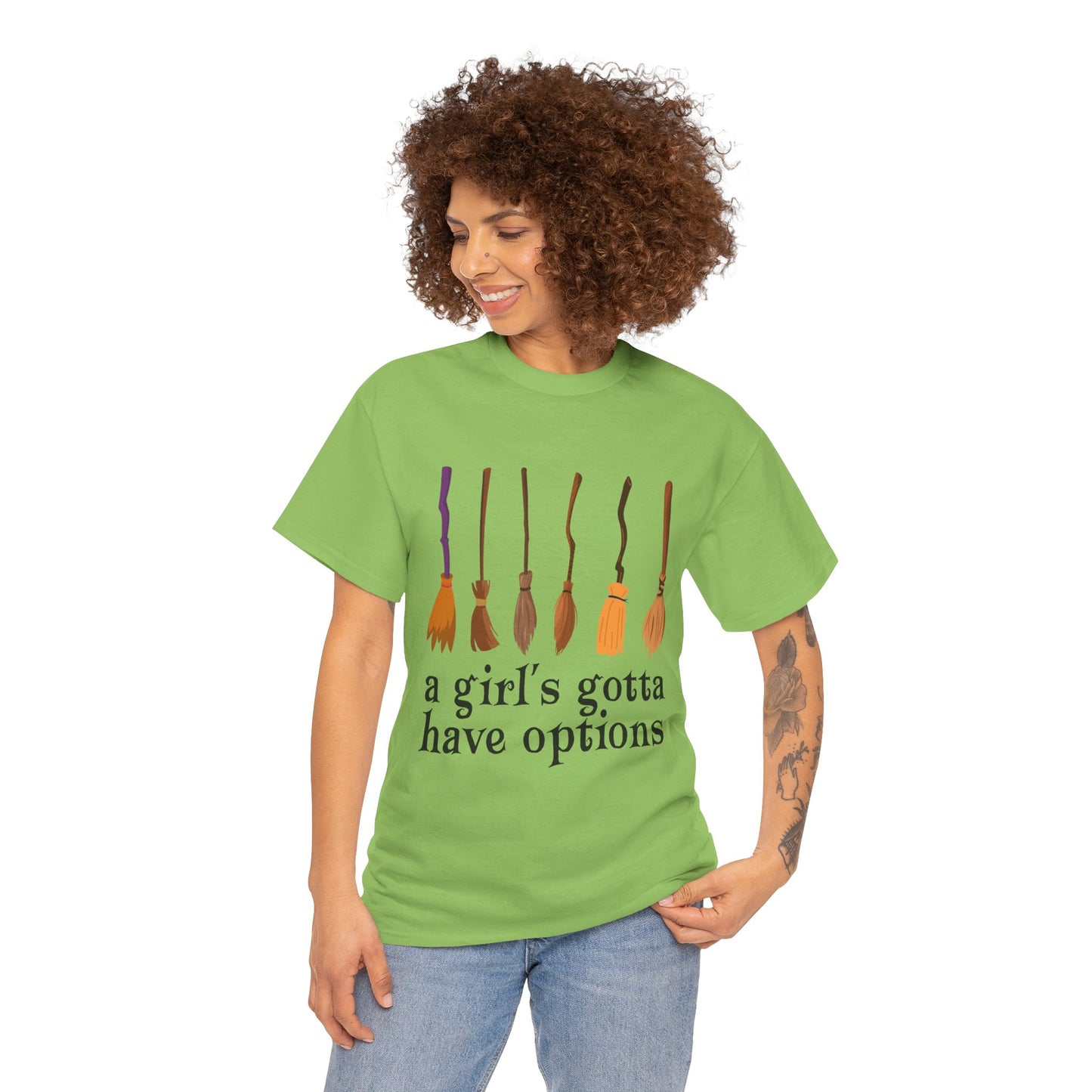 Girl's Gotta Have Options Unisex Cotton Tee