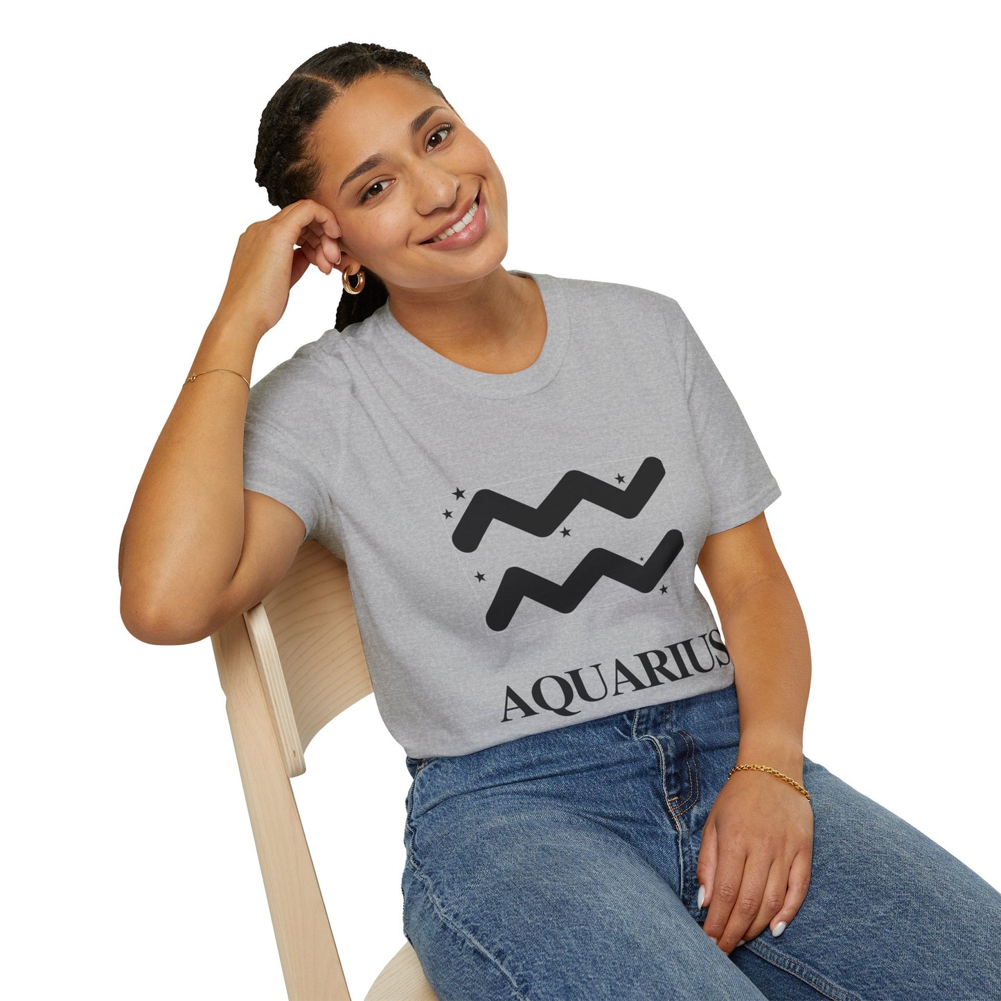 Aquarius Zodiac Unisex Soft style T-Shirt