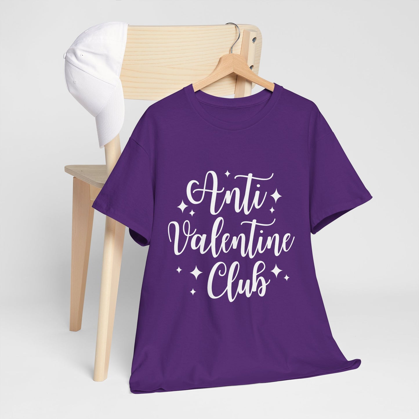 Anti Valentine Club Cotton unisex T-shirt