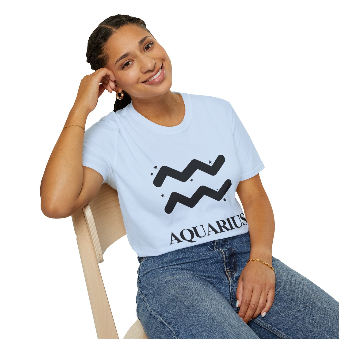 Aquarius Zodiac Unisex Soft style T-Shirt