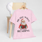 Santa Reading Christmas  cotton unisex T-Shirt