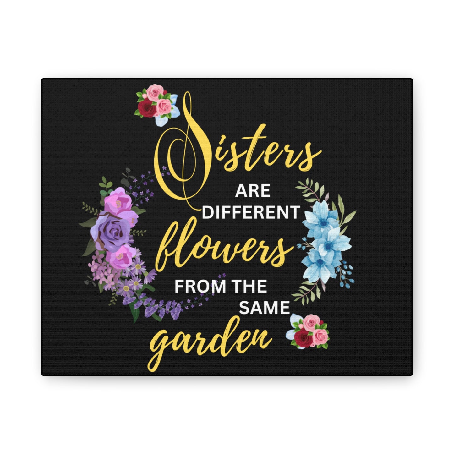 Sisters garden Canvas Art