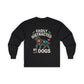 Easily Distracted by Dogs Long Sleeve Tee
