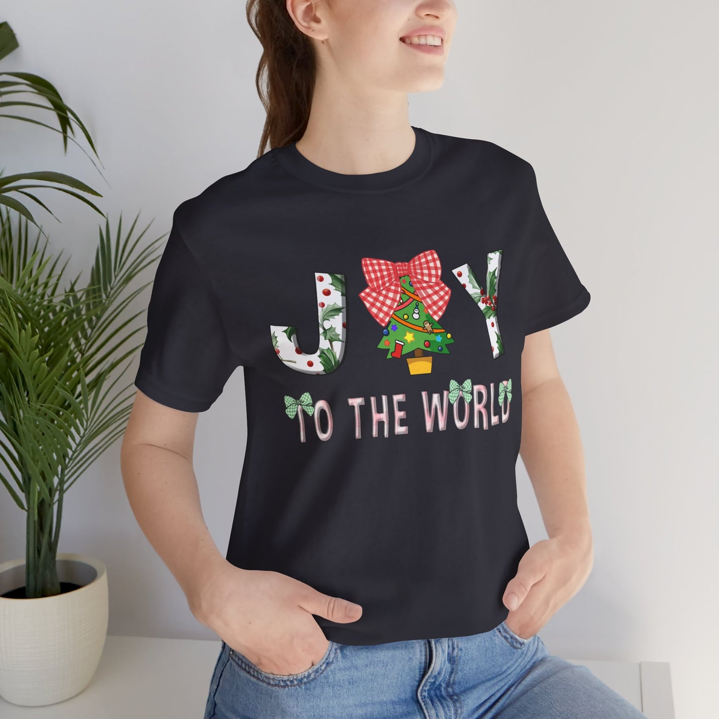 Joy to the World Christmas Tee Premium Unisex T-shirt