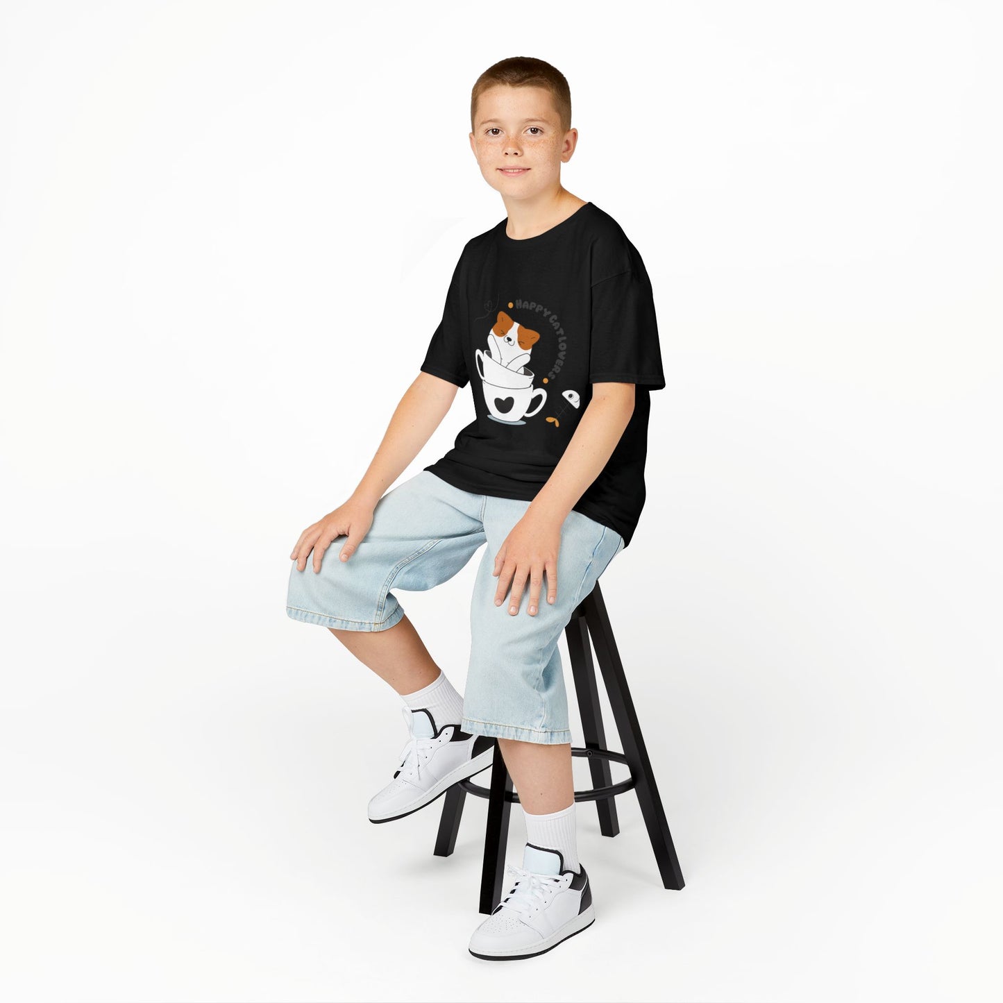 Happy Cat Lovers Kids Tee