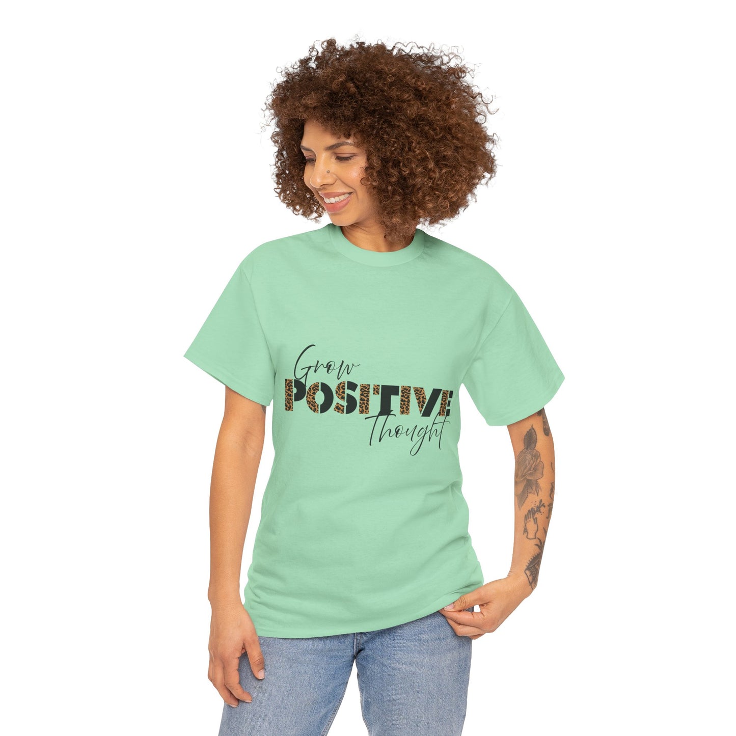 Positive Thought Cotton unisex T-Shirt