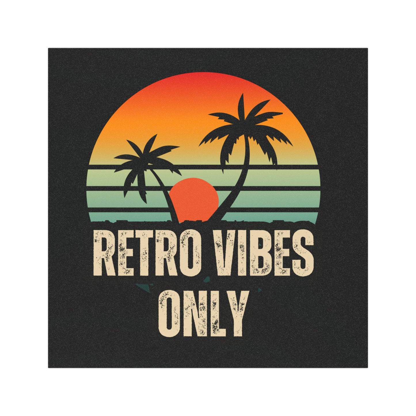Retro Vibes Car Magnet