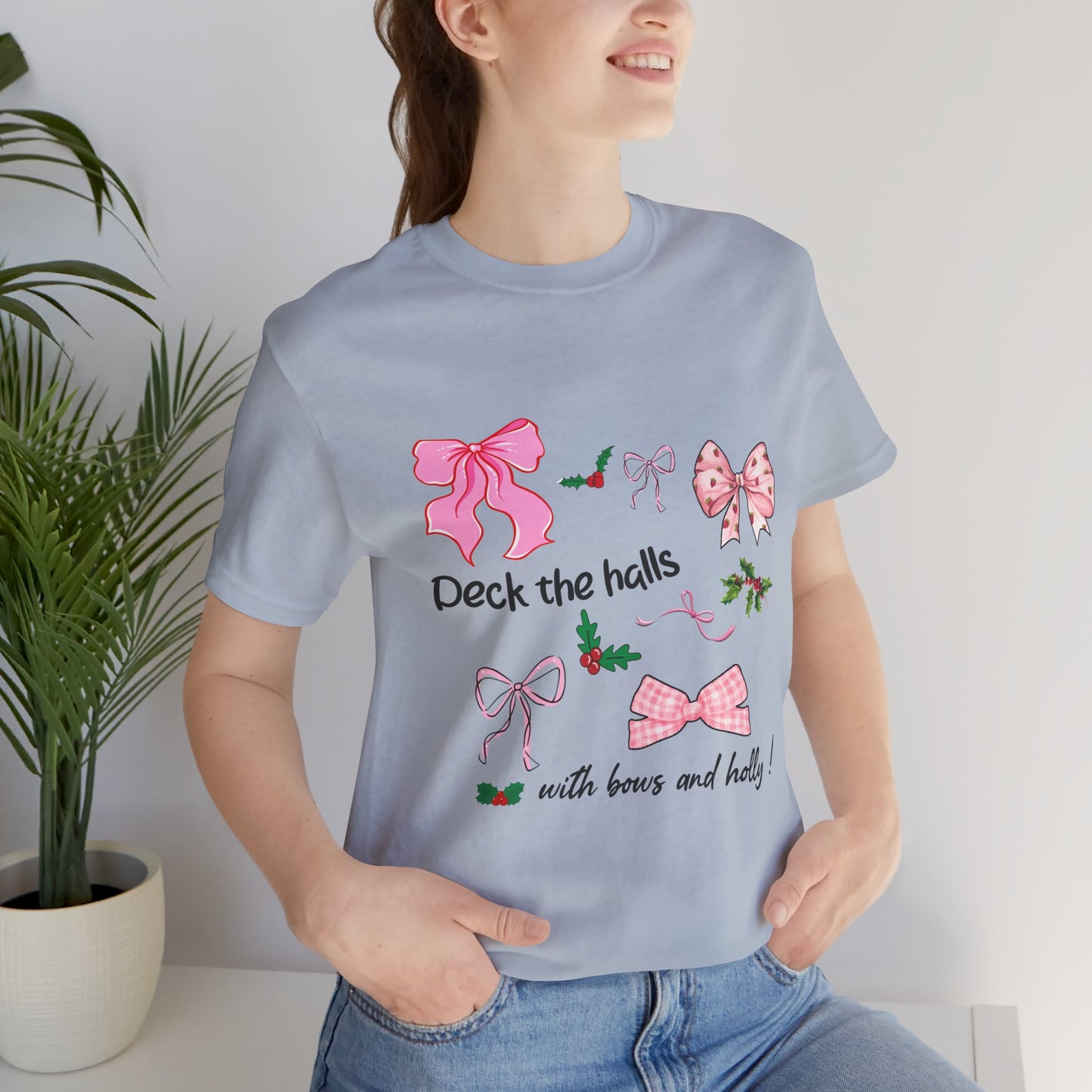Deck the Halls with Bows Premium Unisex T-shirt