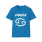 Cancer Zodiac White Soft Unisex T-shirt