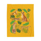 Cats in jungle Plush Blanket