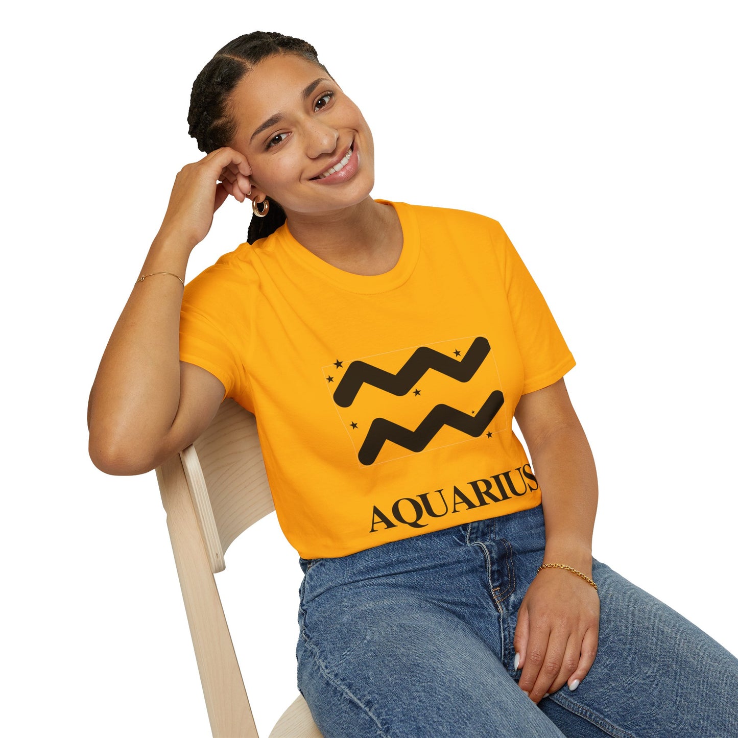 Aquarius Zodiac Unisex Soft style T-Shirt