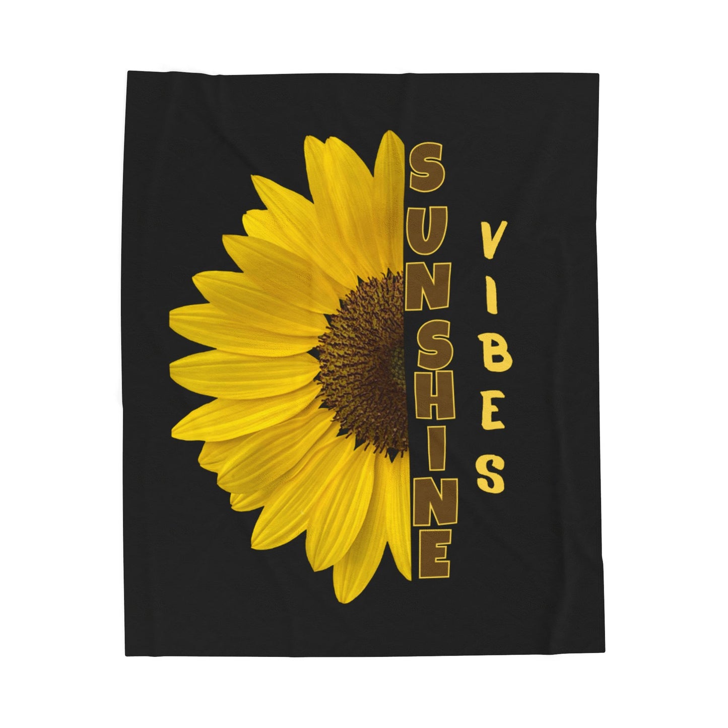 Sunshine Vibes Velveteen Plush Blanket
