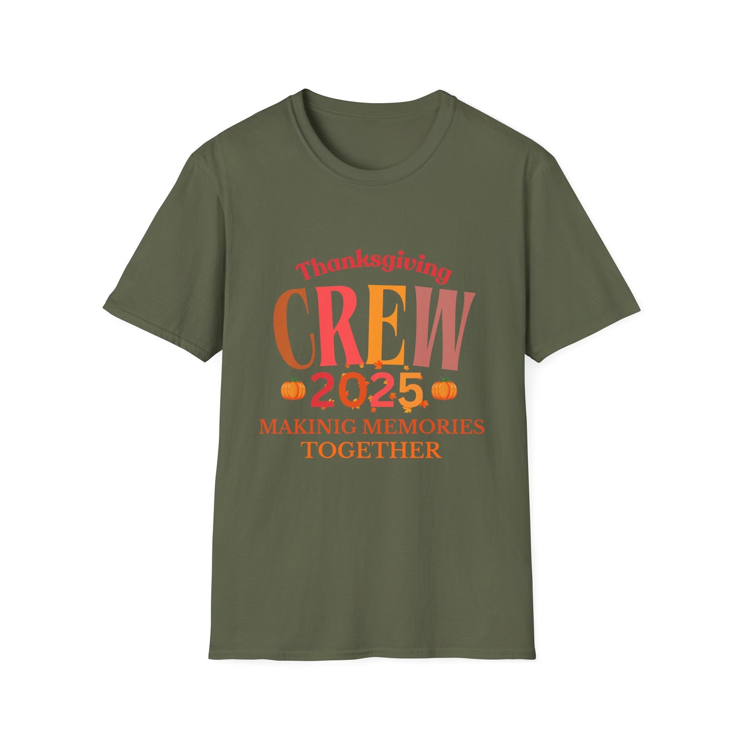 Thanksgiving Crew 2025 Soft Unisex T-shirt