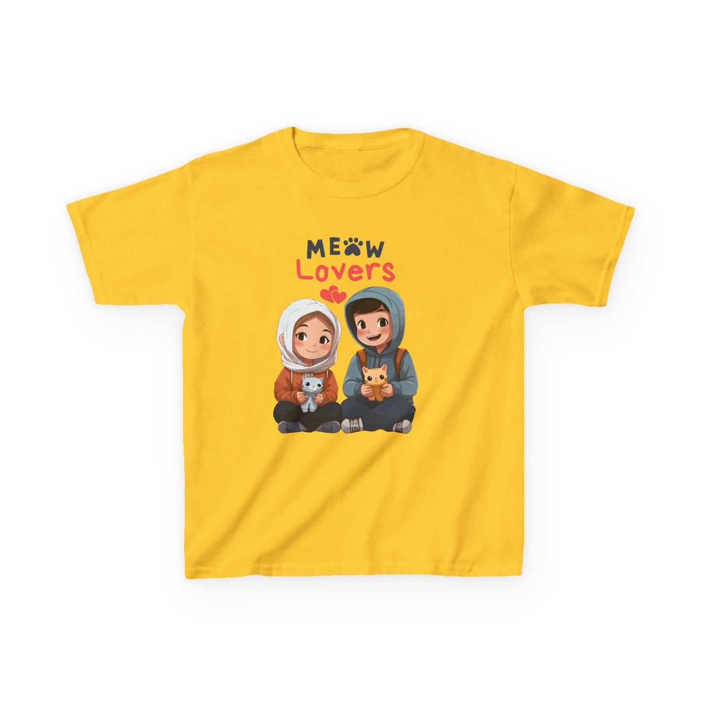 Kids Cat Lovers Tee