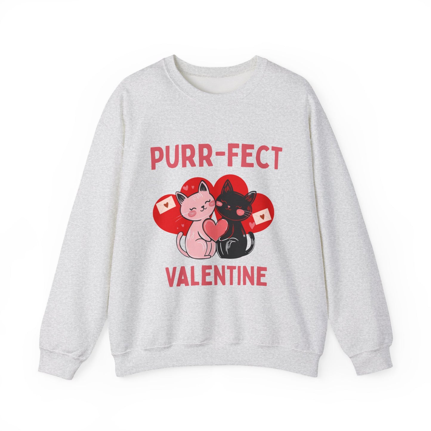 Valentine Cat UNISEX SWEATSHIRT