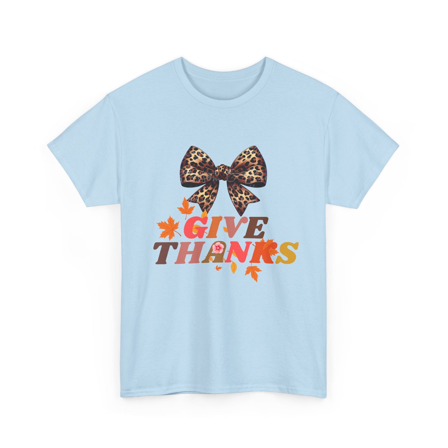 Give Thanks cotton unisex T-Shirt