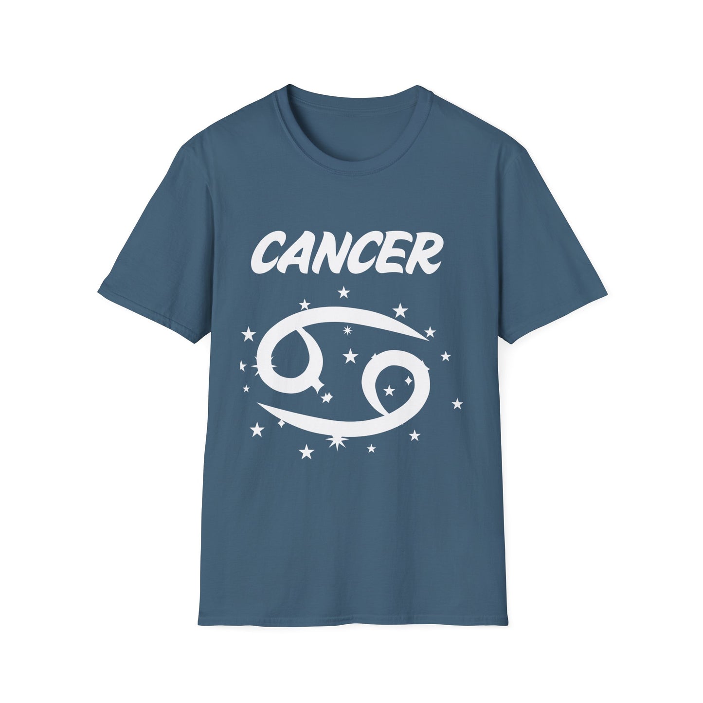Cancer Zodiac White Soft Unisex T-shirt