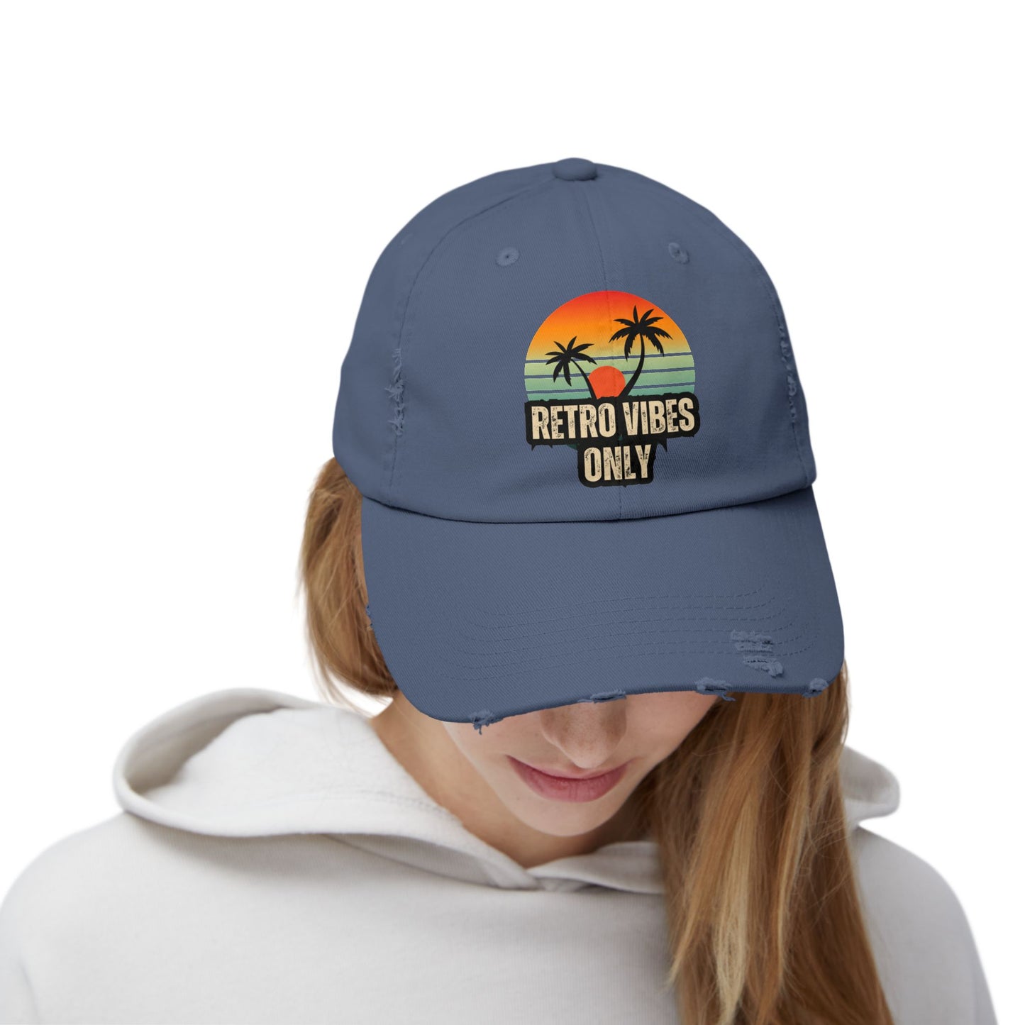 Retro Vibes Distressed Cap